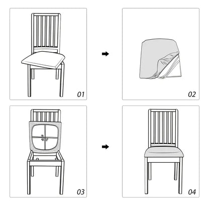 Fundas Para El Asiento Ajustables (Se coloca directo al cojín)