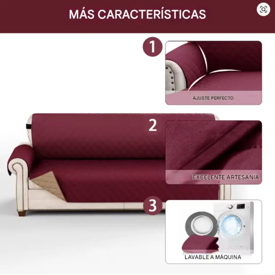 Fundas Para Sofá Tela Impermeable Resistente