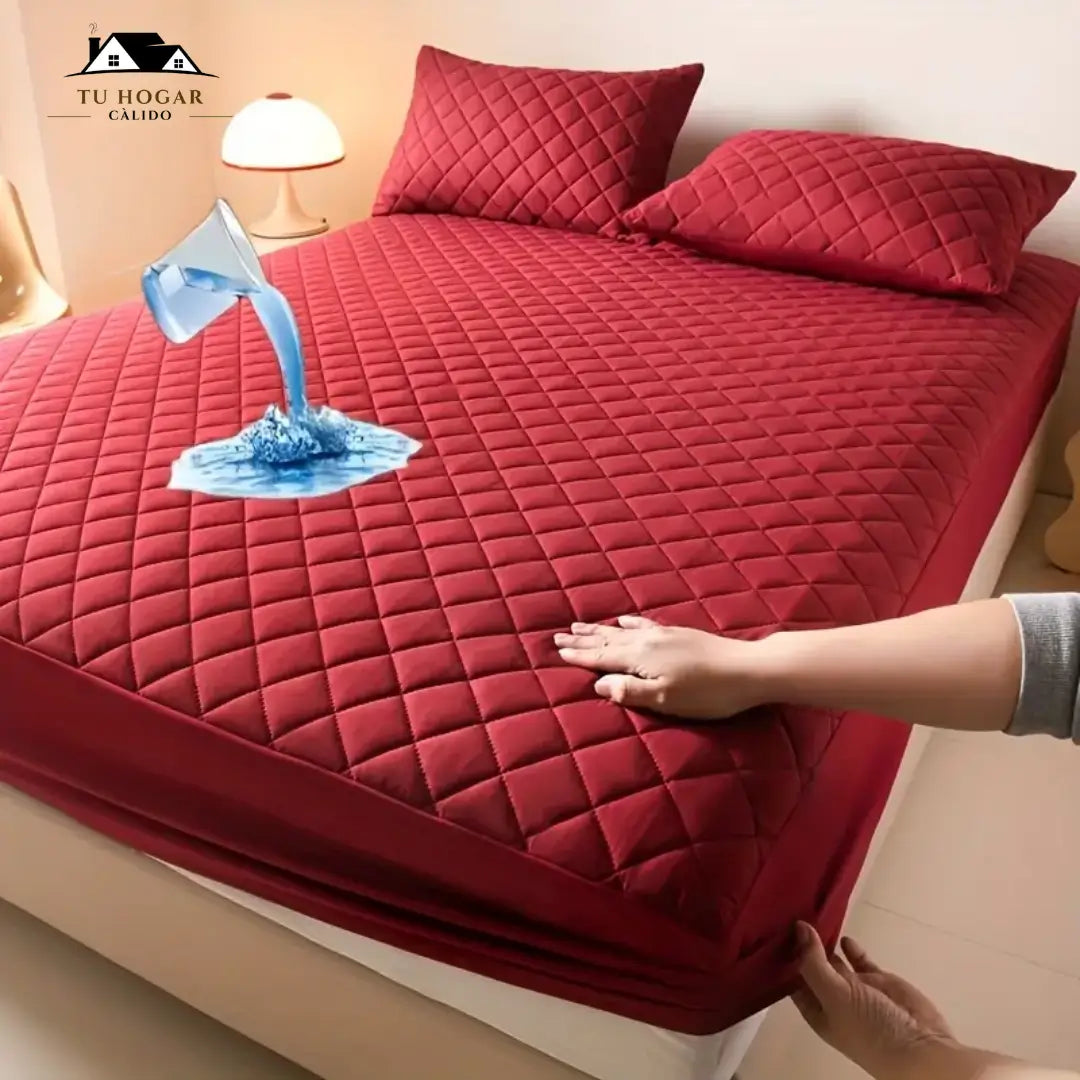 Cubre Colchón Impermeable Anti manchas